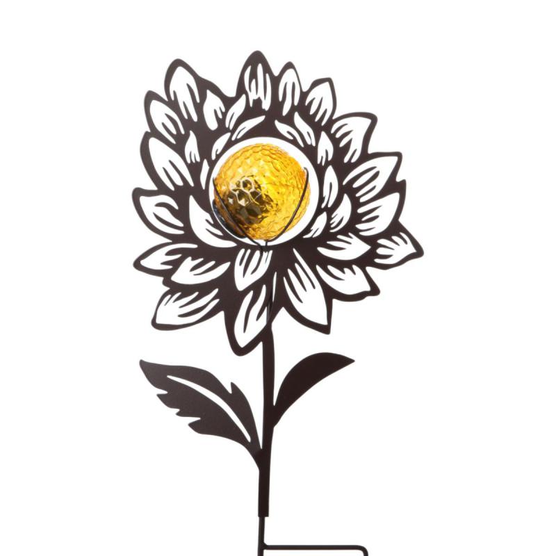 Solarleuchte-Blume am Stick Farbmix