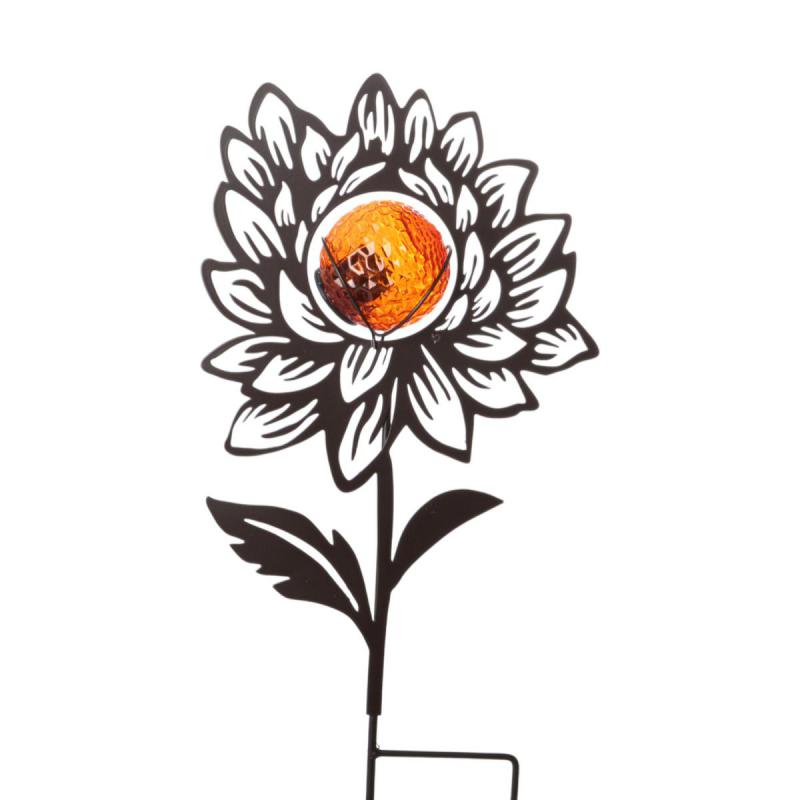 Solarleuchte-Blume am Stick Farbmix