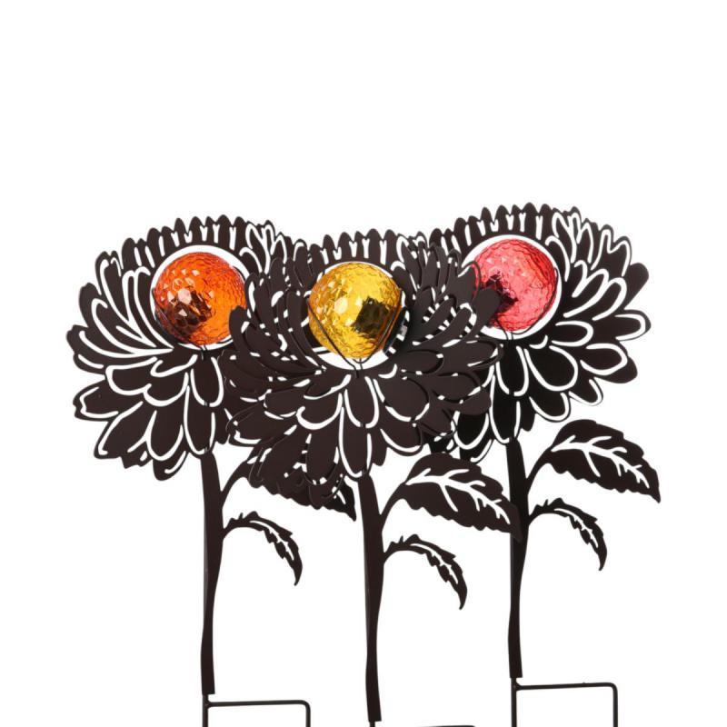 Solarleuchte-Blume am Stick Farbmix
