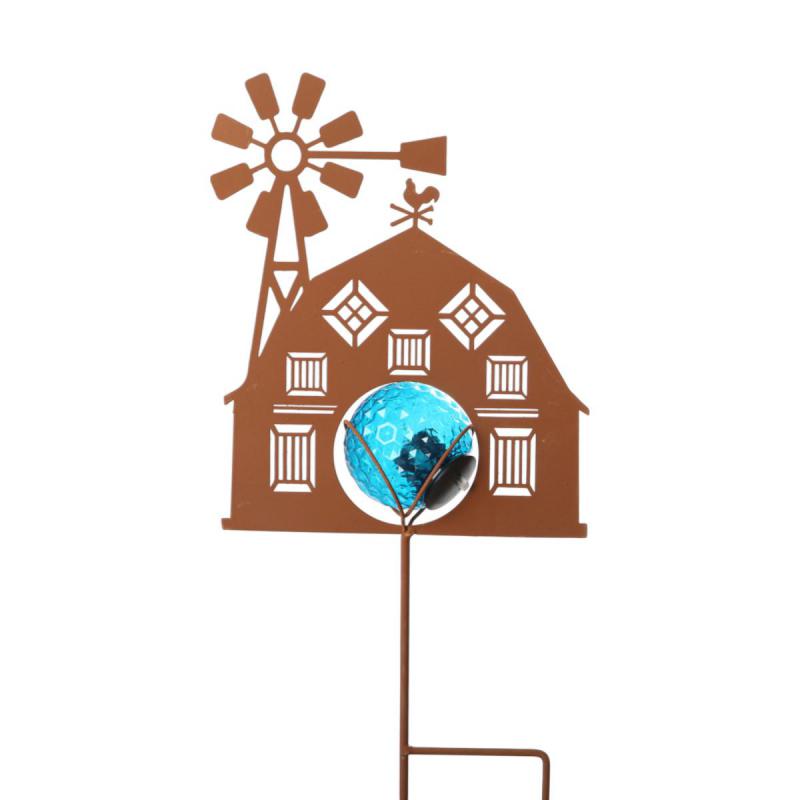 Solarleuchte-Farm am Stick Farbmix