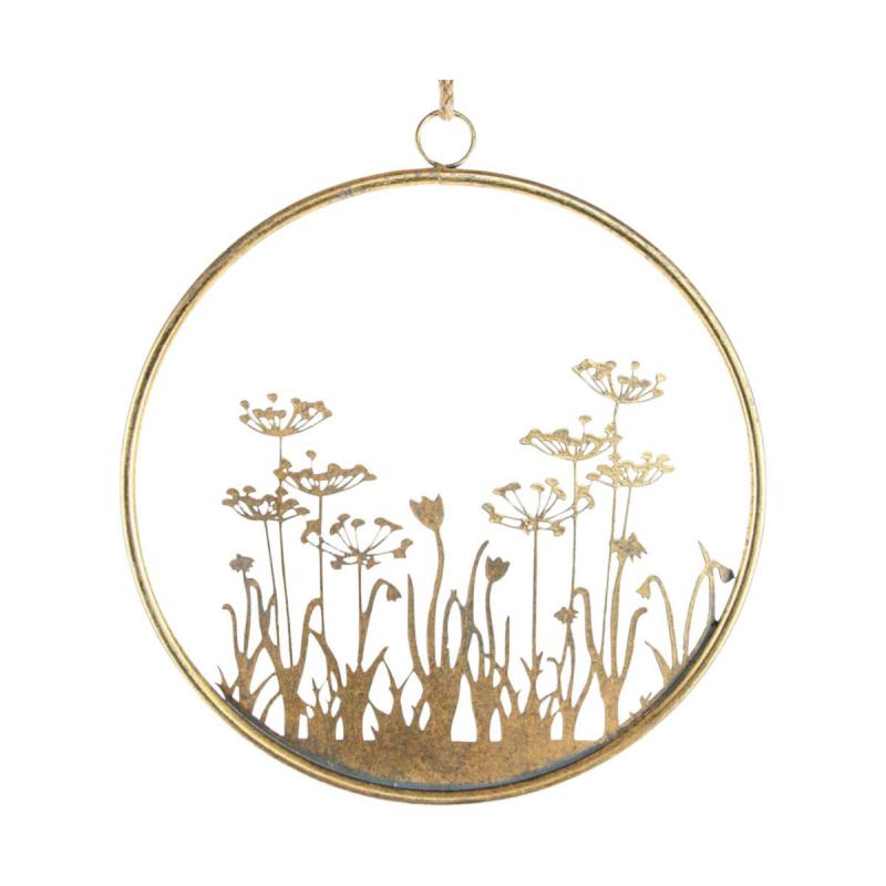 Wanddekoration Blumenring 41cm