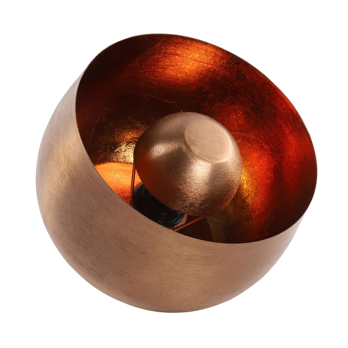 Tischlampe M kupferfarbig