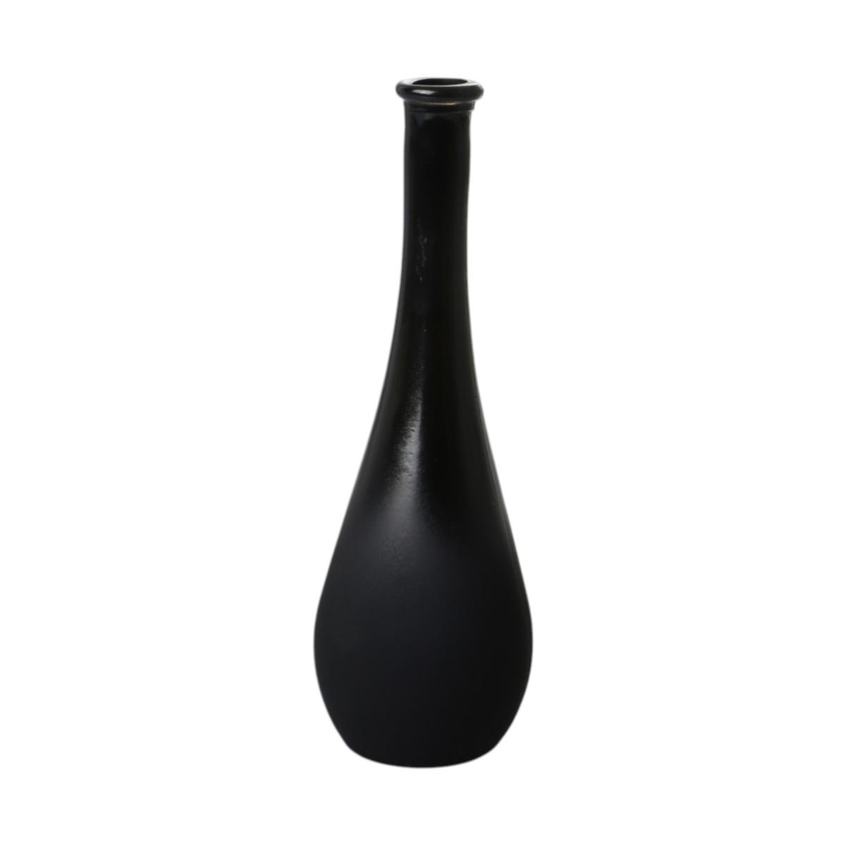 Vase Lagrima schwarz