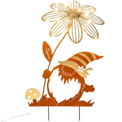 Gartenstecker Zwerg LED mit Batterie