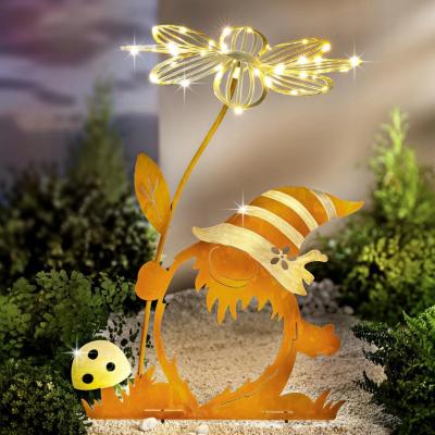 Gartenstecker Zwerg LED mit Batterie