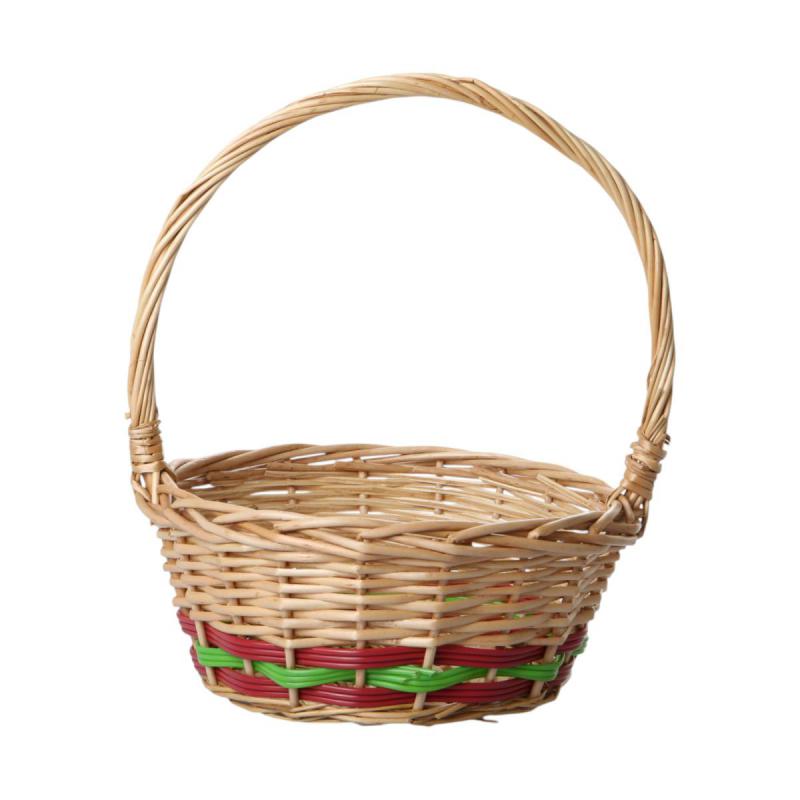 Geschenkkorb zweifarbig