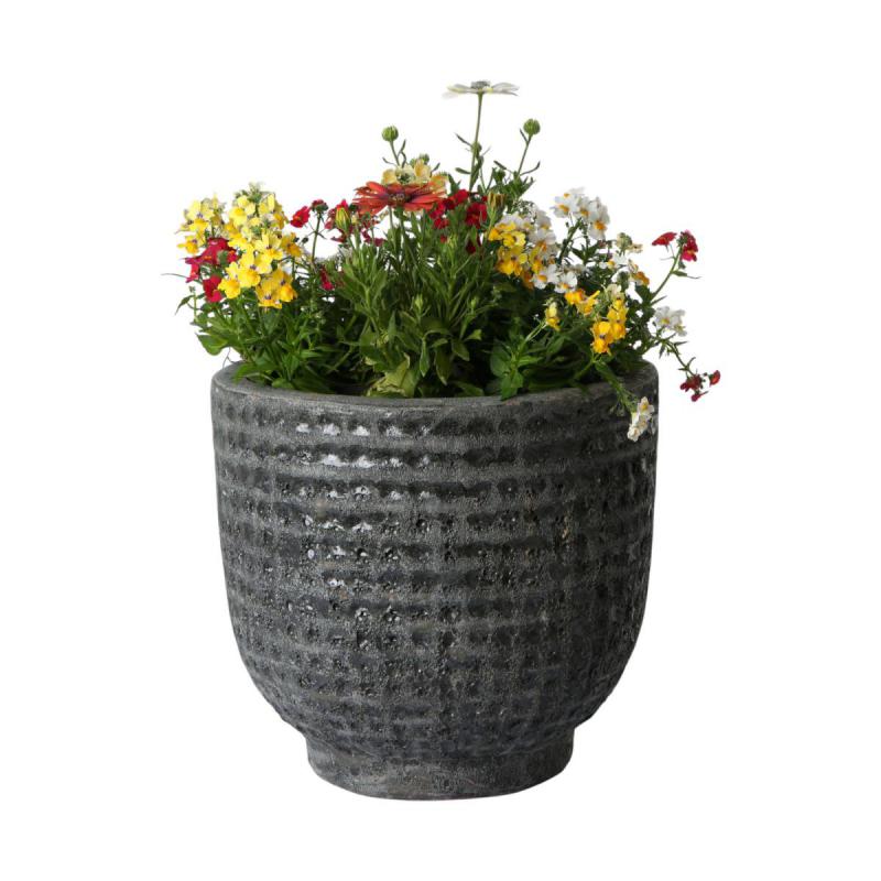 Outdoor K&uuml;bel Strukturiert Anthrazit