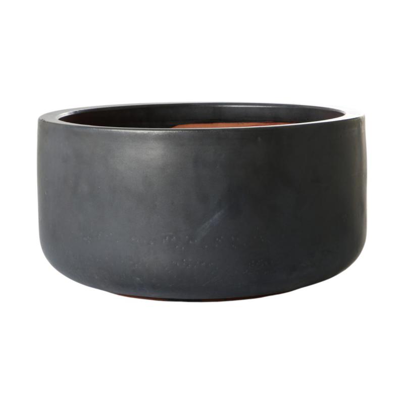 Outdoor Schale Matt Schwarz glasiert