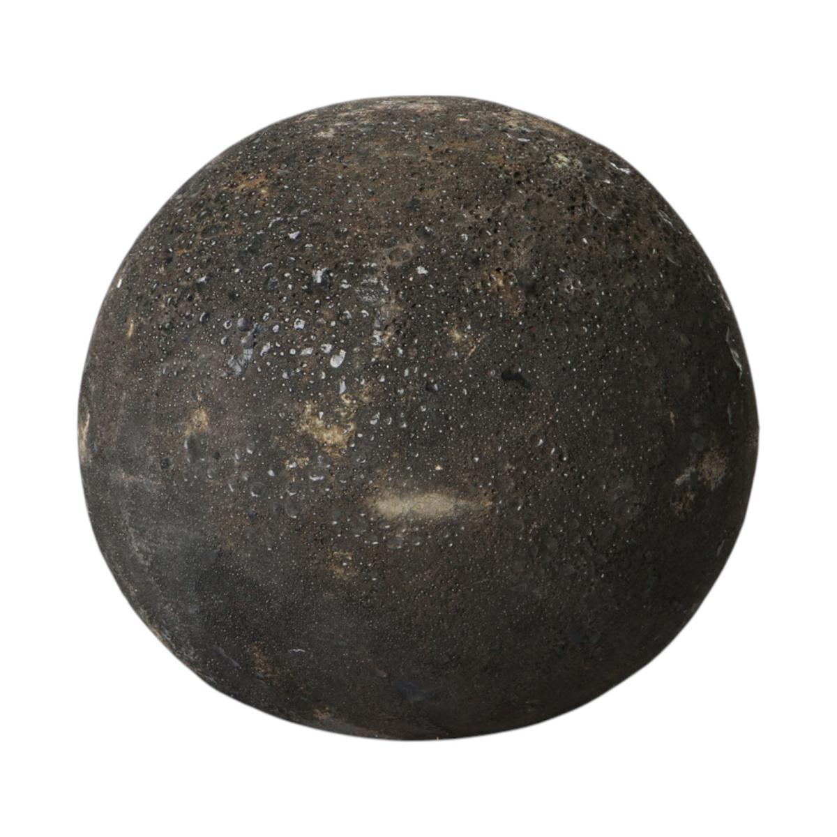 Dekokugel glasiert Bubble Black