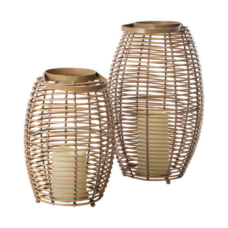 Rattan-Laterne natur