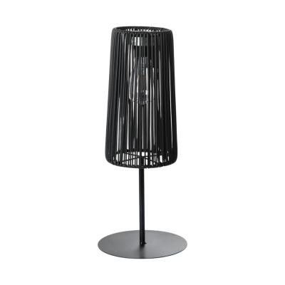 Rattan-Laterne mit Solarleuchte