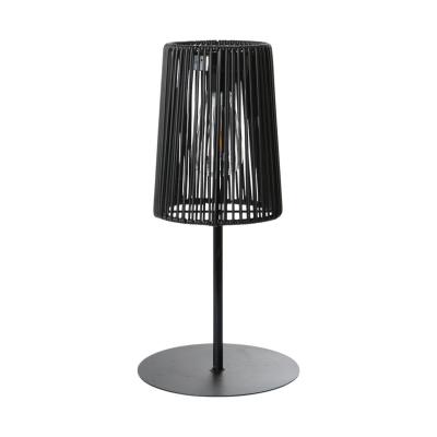 Rattan-Laterne mit Solarleuchte