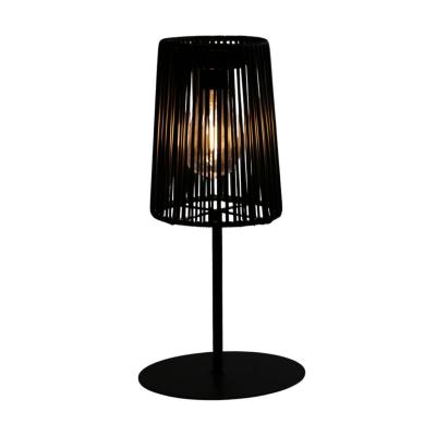 Rattan-Laterne mit Solarleuchte