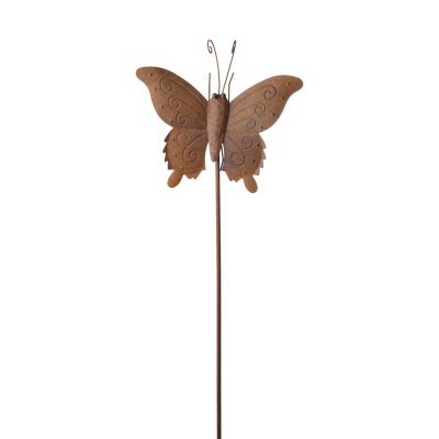 Gartenstick Schmetterling rostoptik