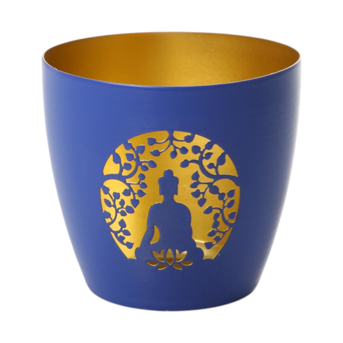 Windlicht Buddha