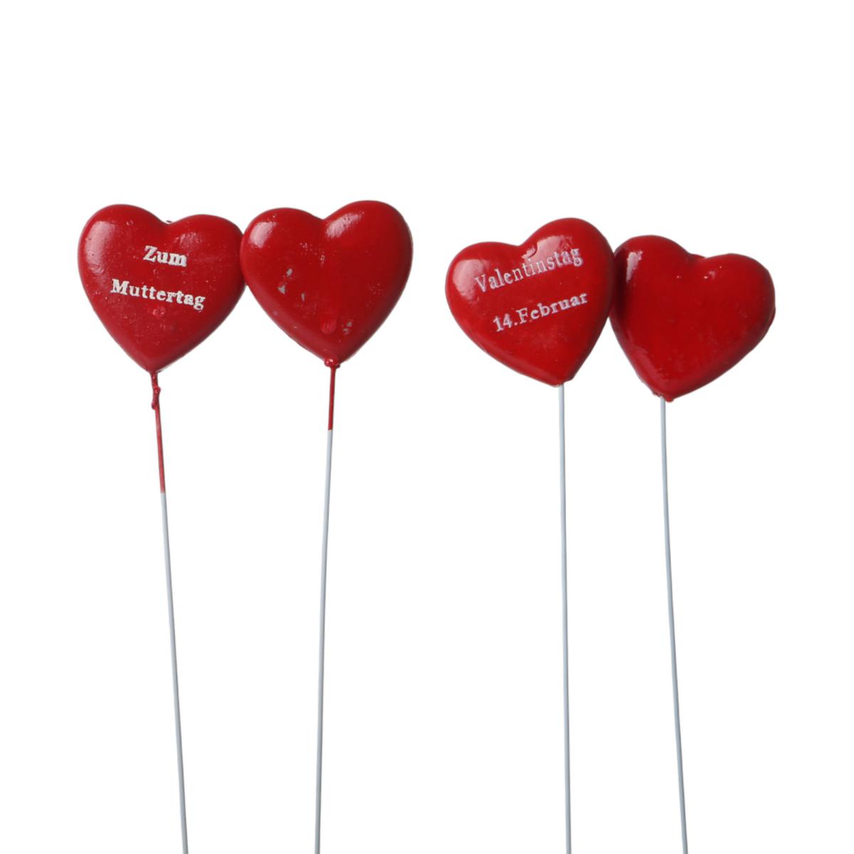 Herz-Stick Valentin/Muttertag Motivmix