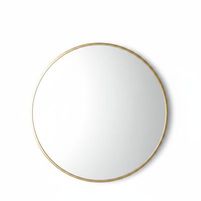 Wandspiegel gold, schwarz 60cm