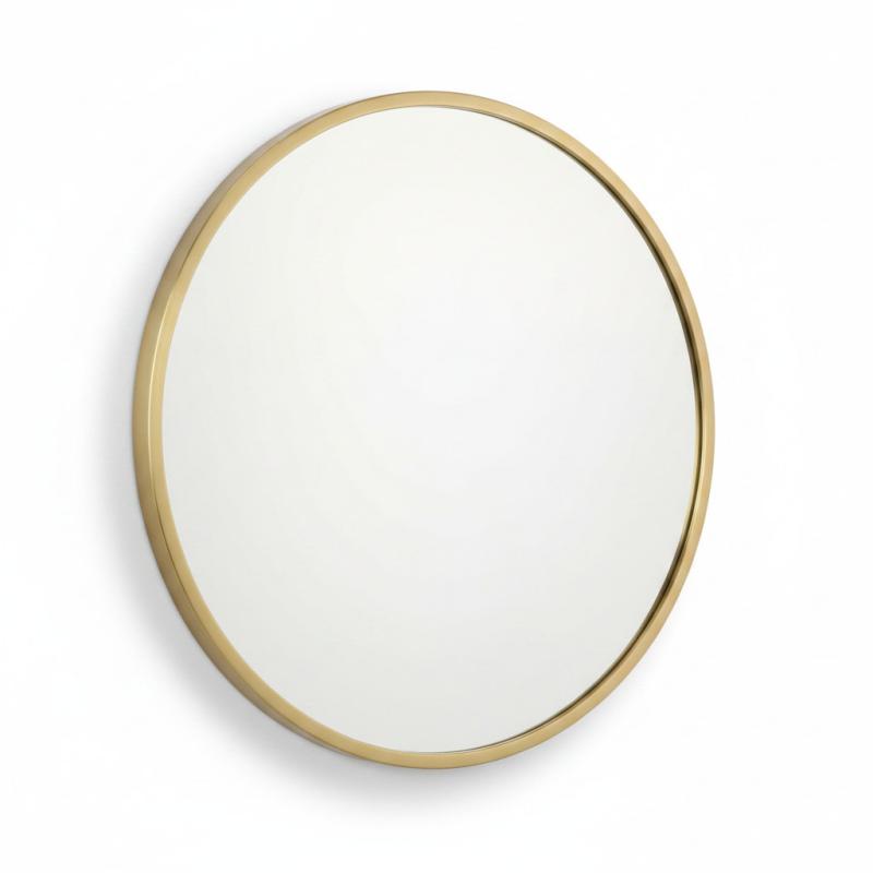 Wandspiegel gold/schwarz 40cm