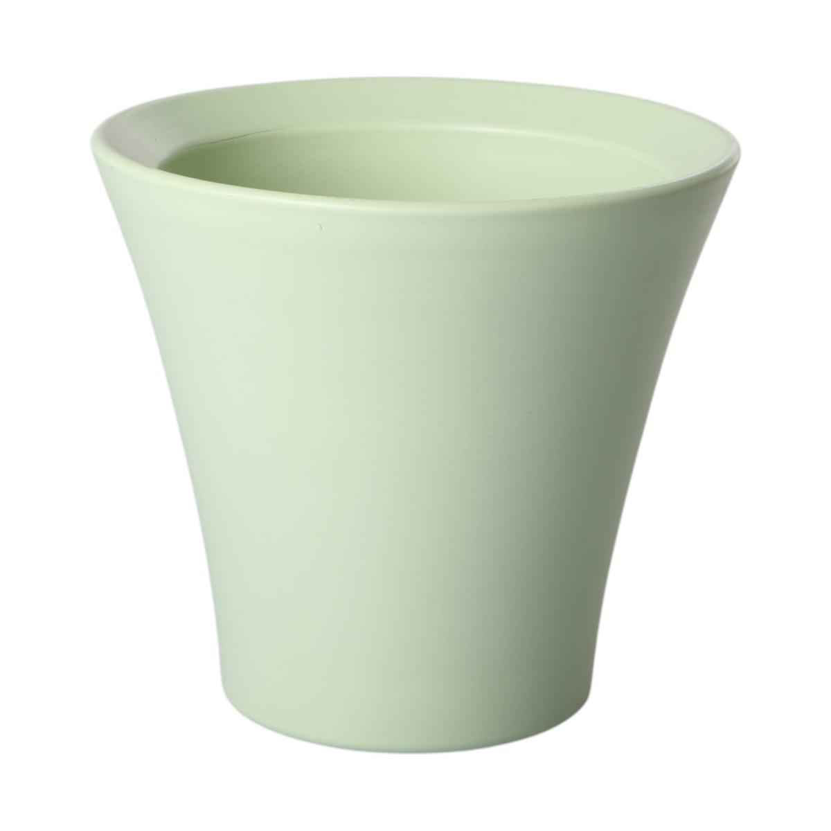 Orchideentopf pistazie matt