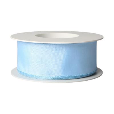 Band mit Drahtkante hellblau