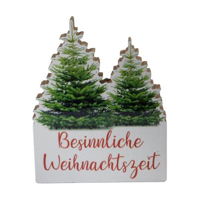 Baum Aufsteller mit Spruch