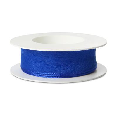 Webkante mit Draht blau