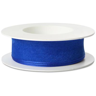 Webkante mit Draht blau