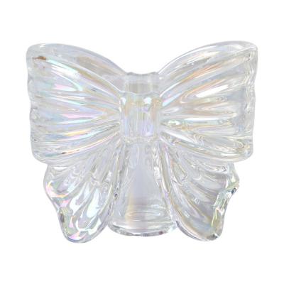 Teelichtglas Schleife