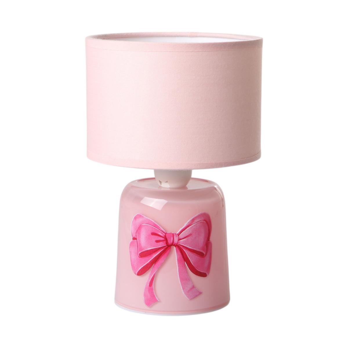 LED-Lampe mit Schleifenmotiv rosa