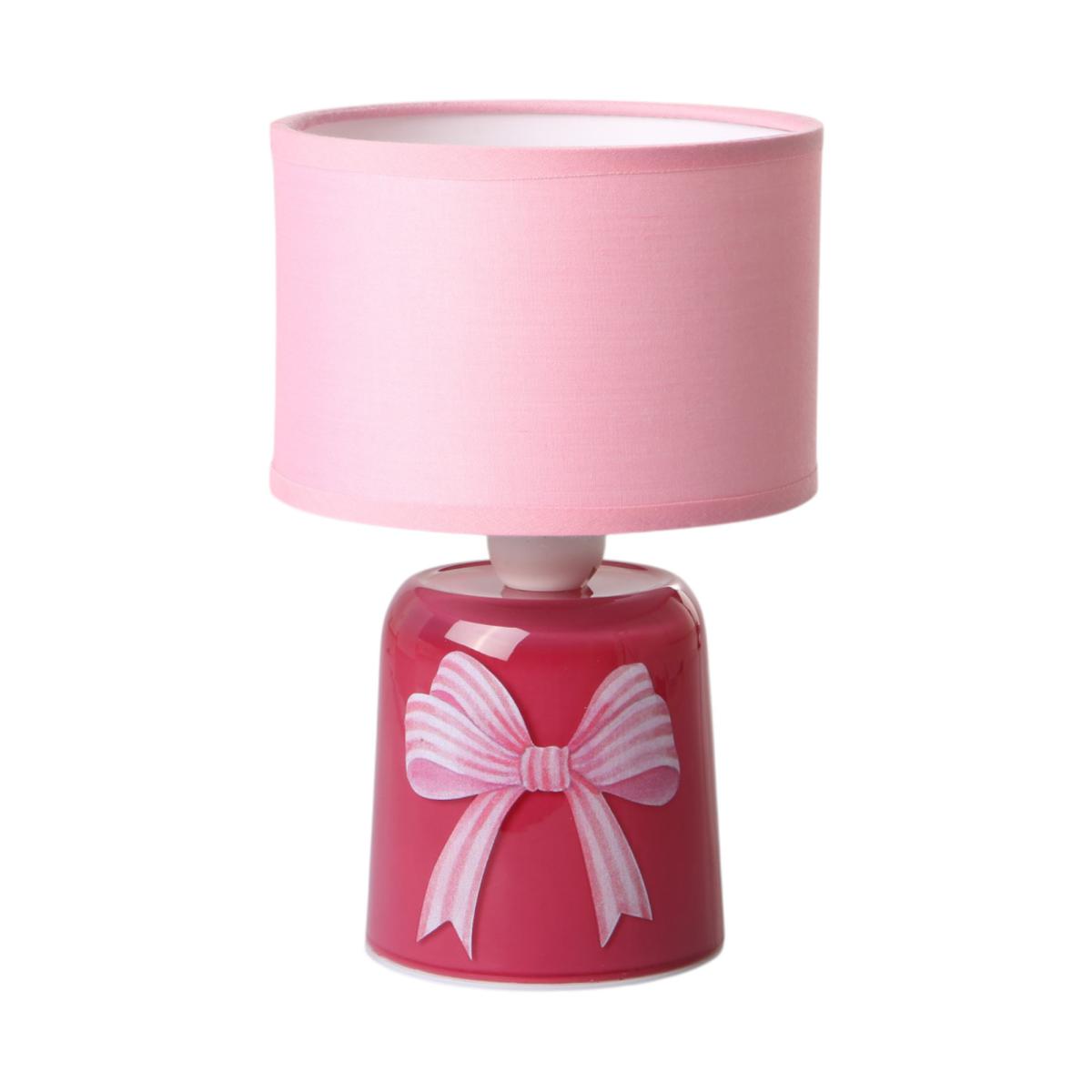 LED-Lampe mit Schleifenmotiv fuchsia