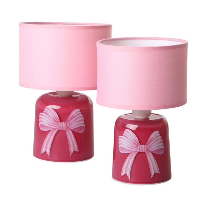LED-Lampe mit Schleifenmotiv fuchsia