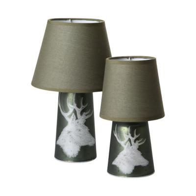 LED-Lampe Hirsch gr&uuml;n