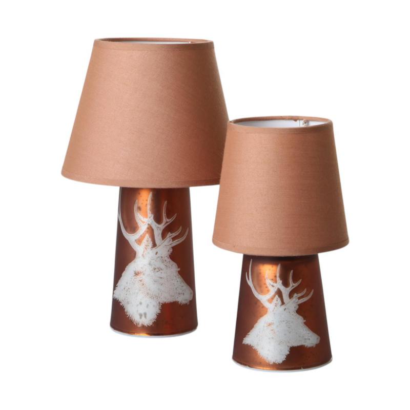 LED-Lampe Hirsch braun