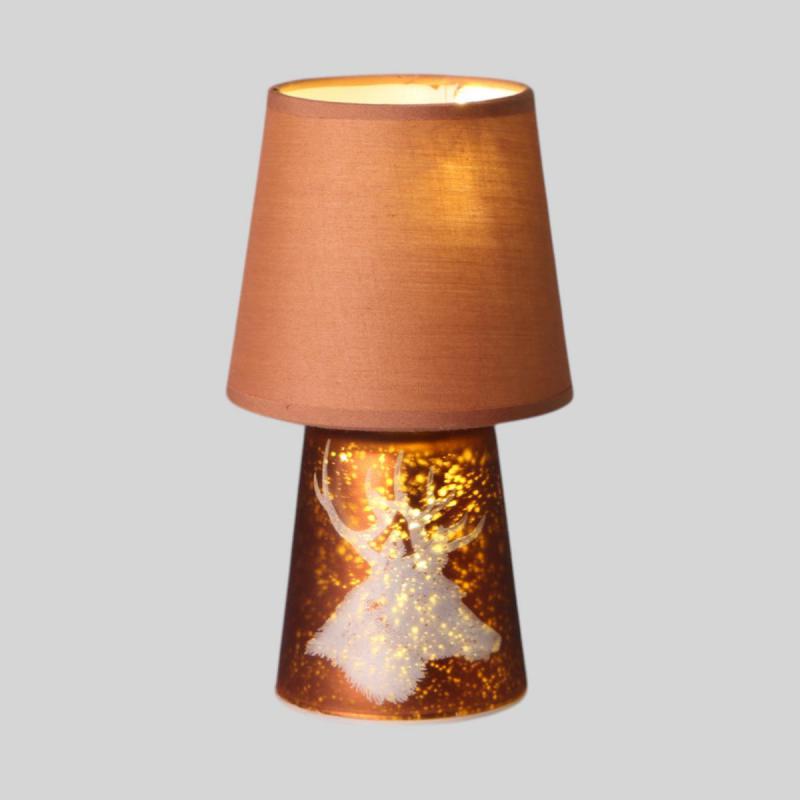 LED-Lampe Hirsch braun
