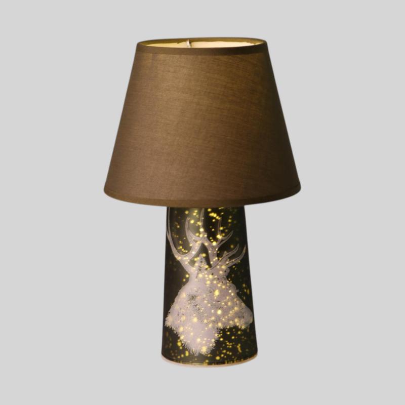 LED-Lampe Hirsch braun
