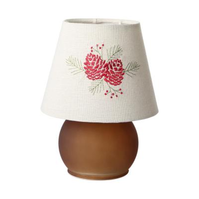 LED-Lampe Zapfenmotiv braun