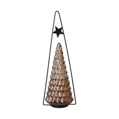 LED-Lampe  Tanne braun