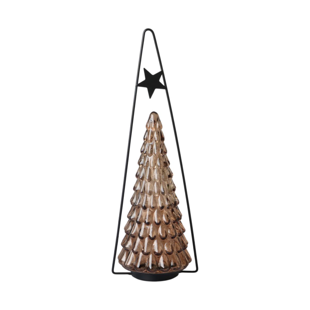 LED-Lampe  Tanne braun