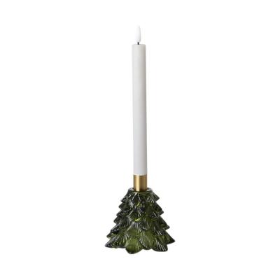 Kerzenhalter-Tannenbaum gr&uuml;n