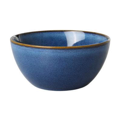 Keramik-Sch&uuml;ssel blau