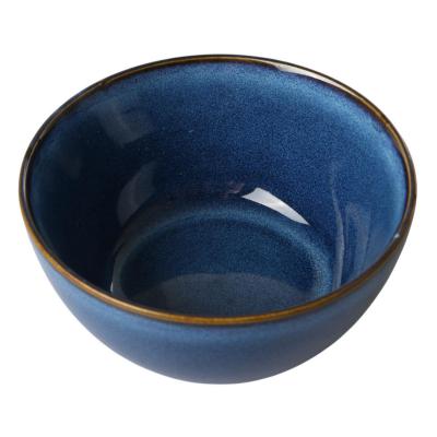 Keramik-Sch&uuml;ssel blau