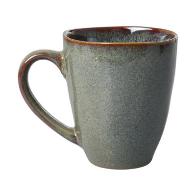 Keramik-Tasse olivgr&uuml;n 350ml