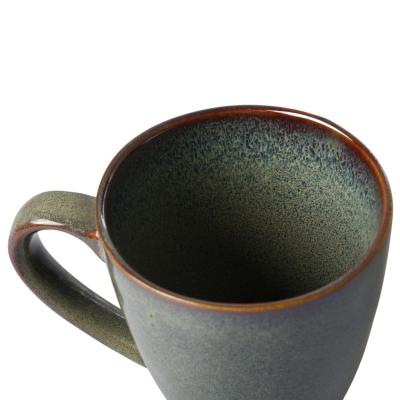 Keramik-Tasse olivgr&uuml;n 350ml