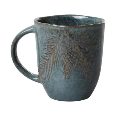 Keramik-Tasse petrol 350ml