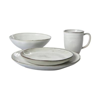 Keramik-Tasse 440ml elfenbein