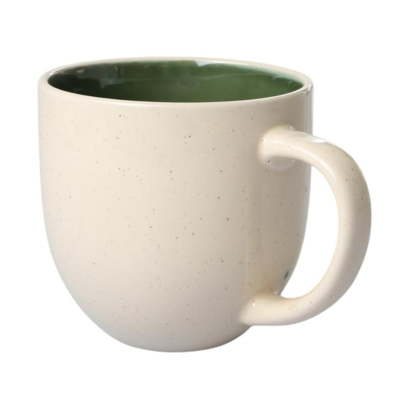 Keramik-Tasse 400ml dunkelgr&uuml;n