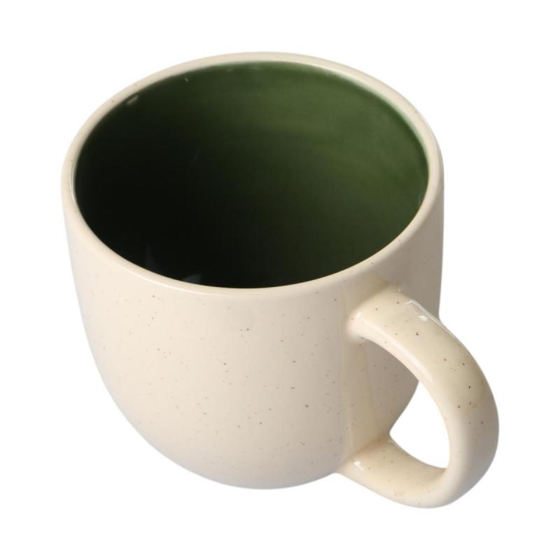 Keramik-Tasse 400ml dunkelgr&uuml;n