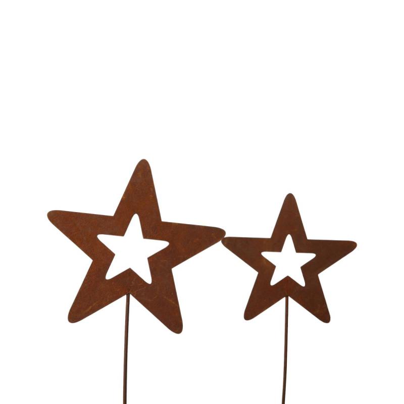 Sternstecker rostoptik