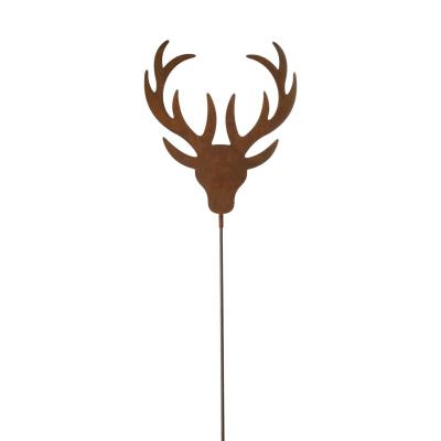 Hirschkopfstecker rostoptik