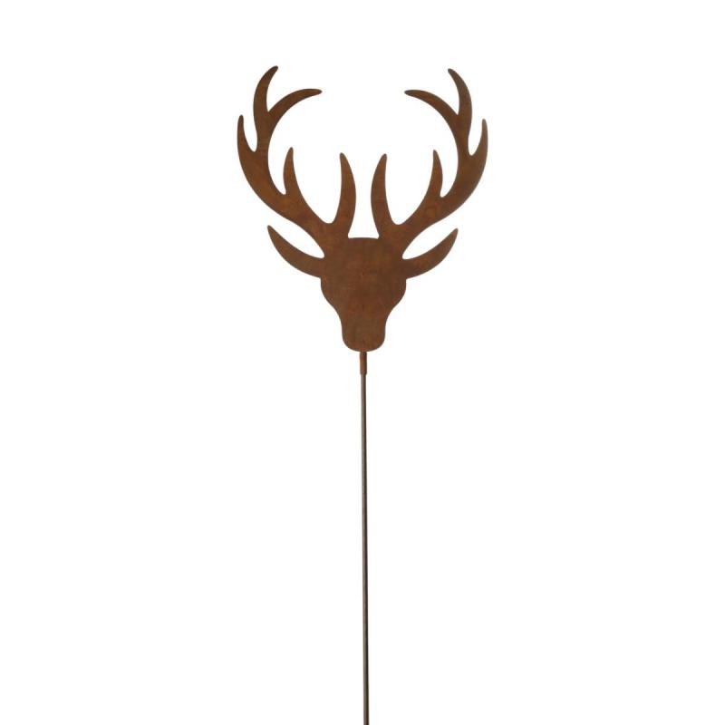 Hirschkopfstecker rostoptik